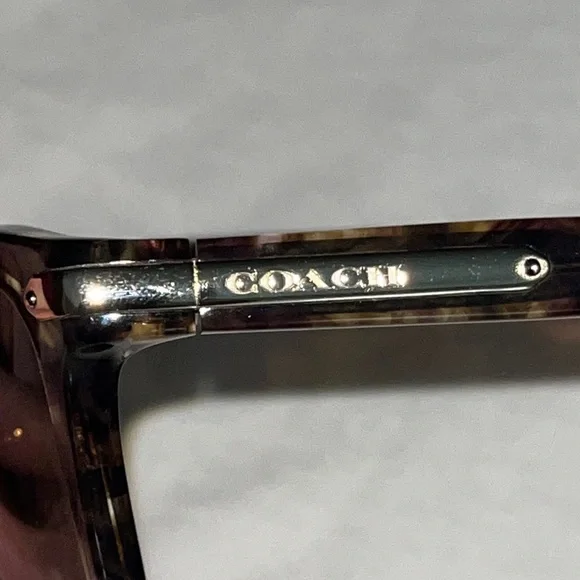 Coach light Brown confetti cat eye Sunglasses - Picture 11 of 16